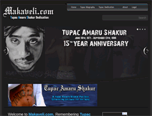 Tablet Screenshot of makaveli.com